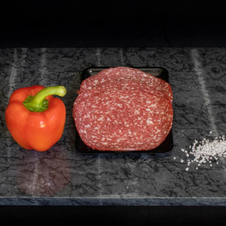 Grove snijworst van marktslager van Bussel