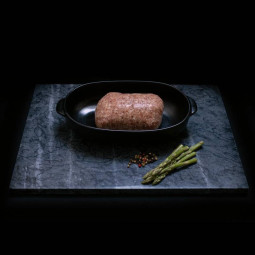 Half-om-half gehakt van marktslager van Bussel