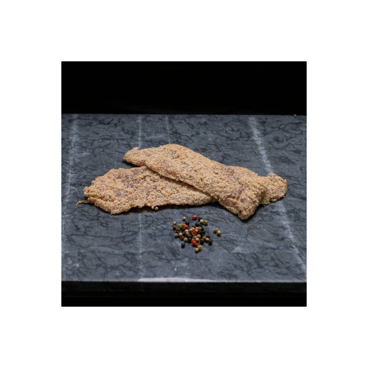 Schnitzels, gepaneerd van marktslager van Bussel