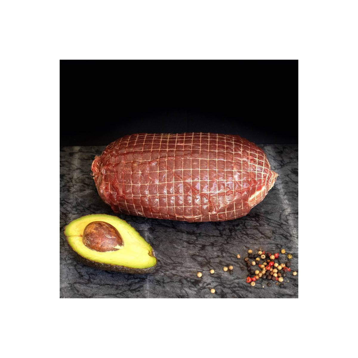 Half-om-half rollade van marktslager van Bussel