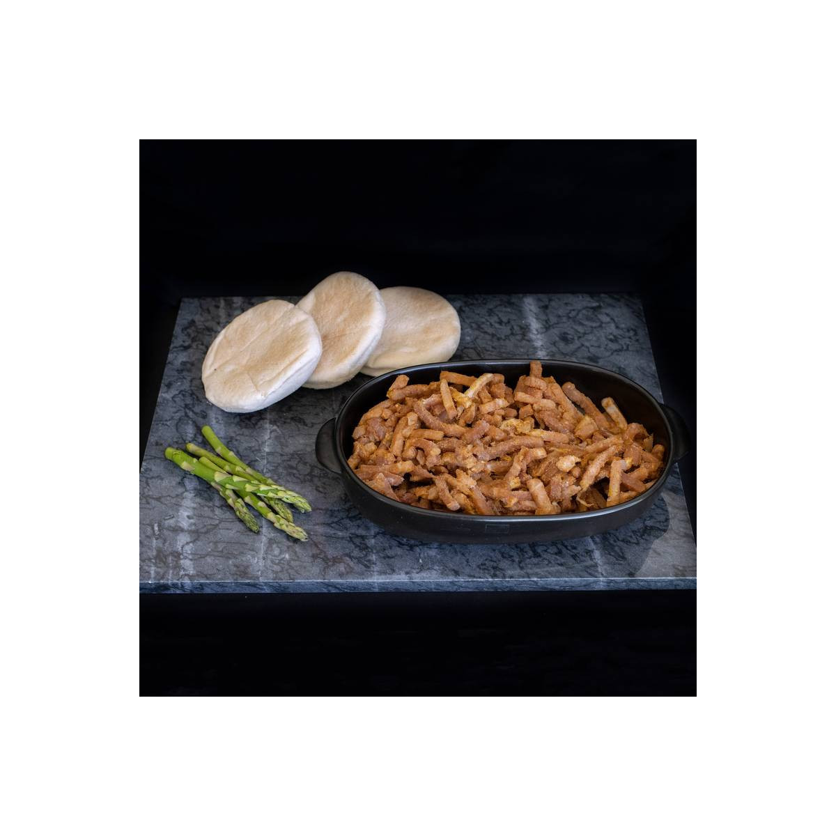 Shoarma met gratis broodje en saus van marktslager van Bussel