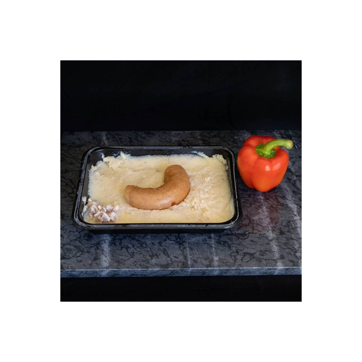 Stamppot zuurkool van marktslager van Bussel