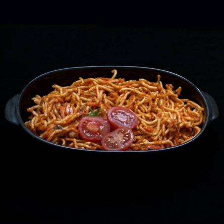 Spaghetti van marktslager van Bussel