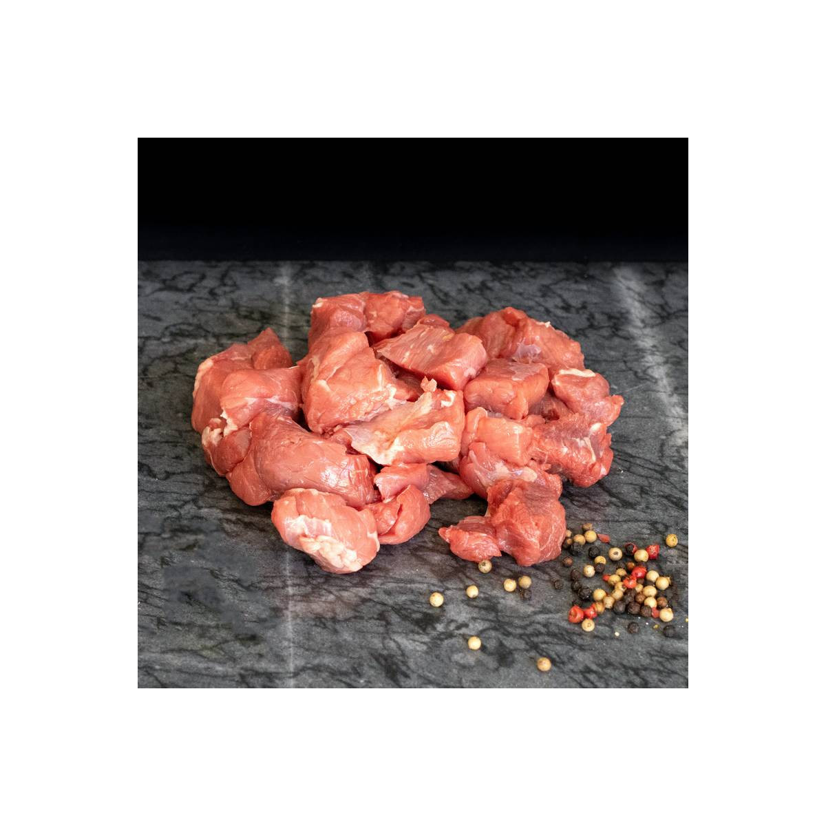 Runder poulet van marktslager van Bussel