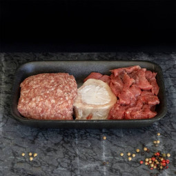 Soeppakket van marktslager van Bussel