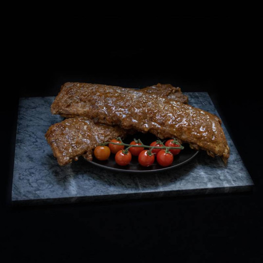 Spare ribs gemarineerd van marktslager van Bussel