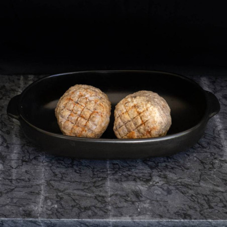 Gehaktbal met ui, heerlijk van marktslager van Bussel