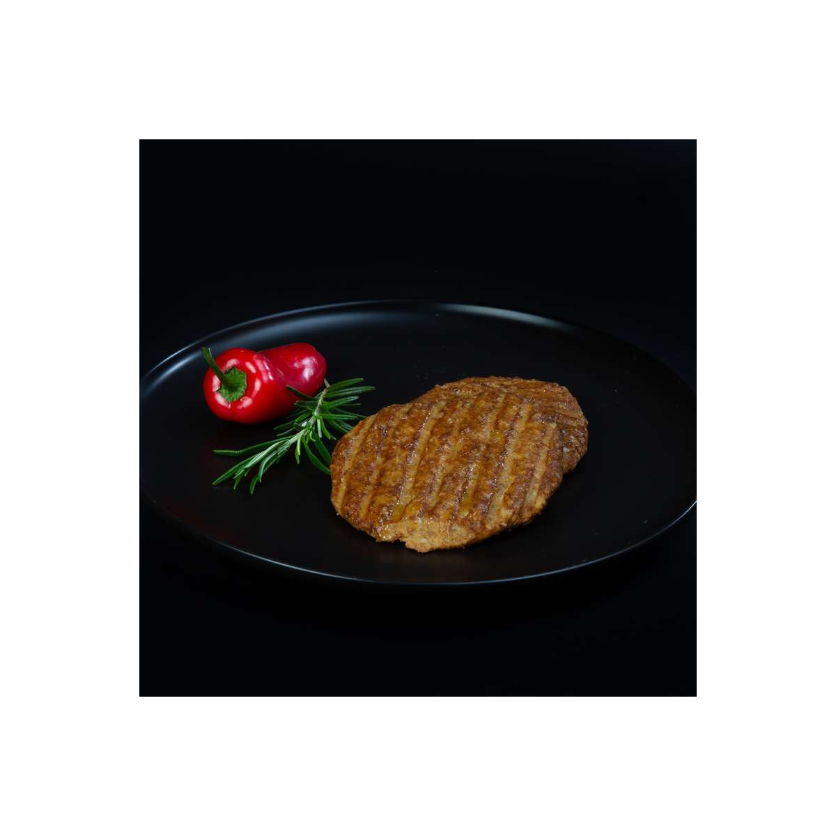 Voorgegaarde hamburger voor op de barbecue van Marktslager van Bussel