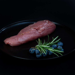 Varkenshaas van marktslager van Bussel