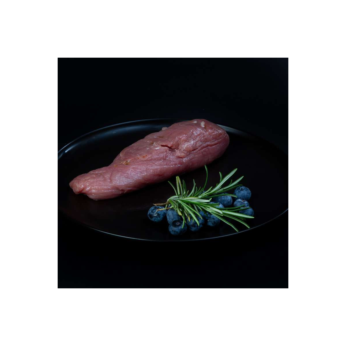 Varkenshaas van marktslager van Bussel