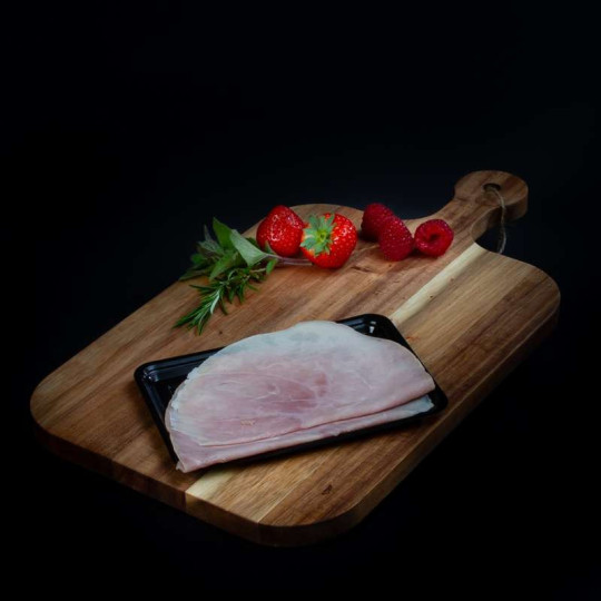 Achterham van marktslager van Bussel