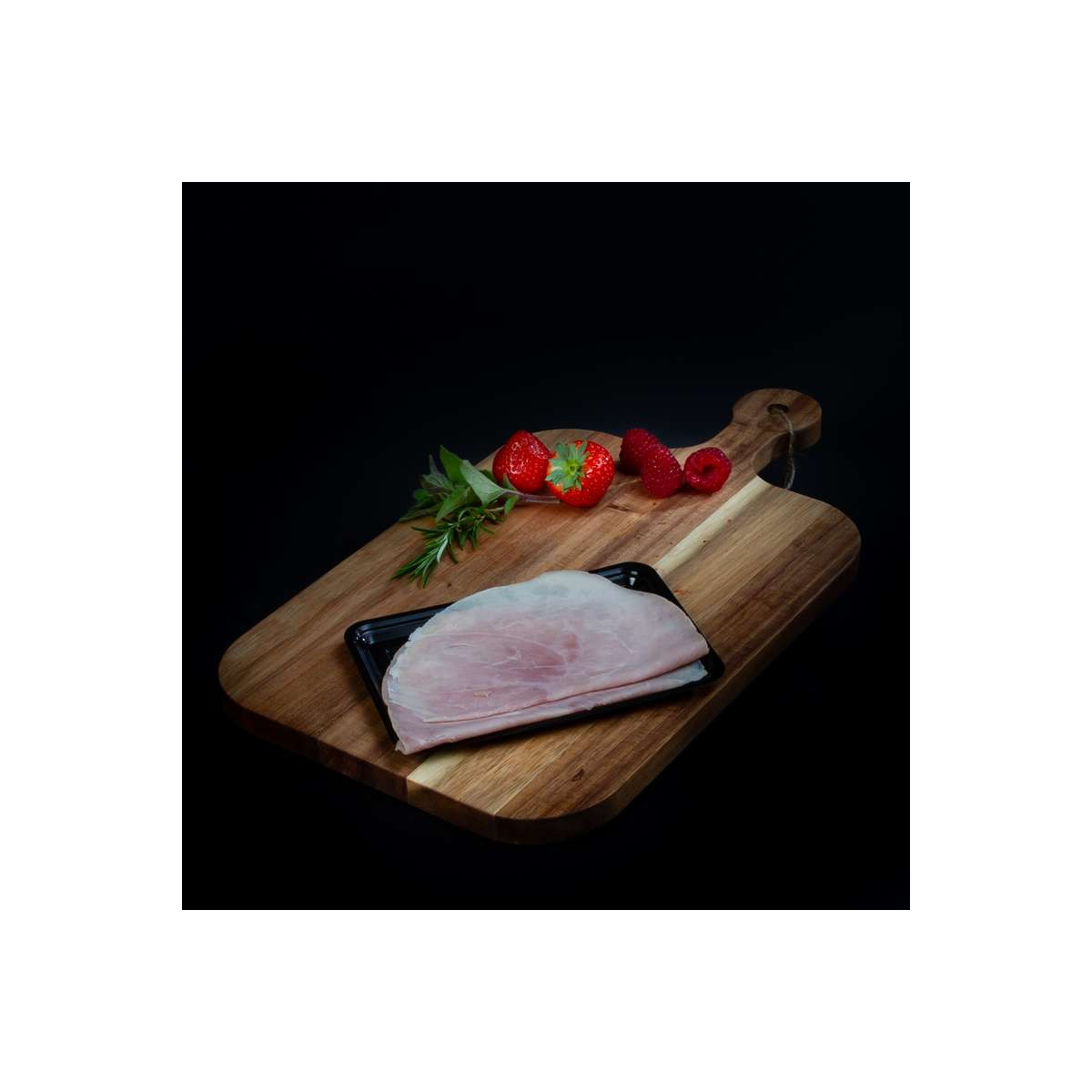 Achterham van marktslager van Bussel