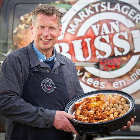 Hapjespan met 120 hapjes van marktslager van Bussel