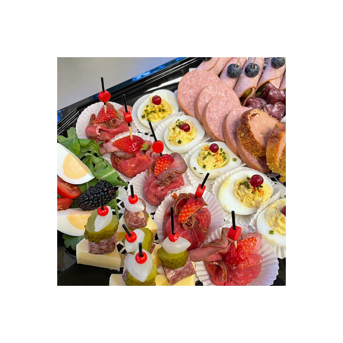 Luxe hapjes van marktslager van Bussel