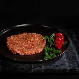 Heerlijke tukker burger van marktslager van Bussel