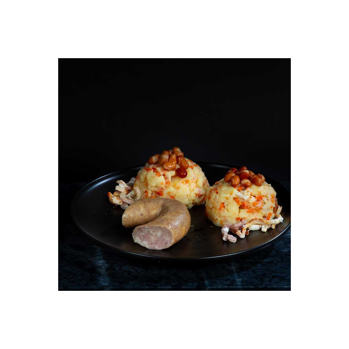 Stamppot hutspot van marktslager van Bussel