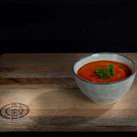 Tomatensoep van marktslager van Bussel
