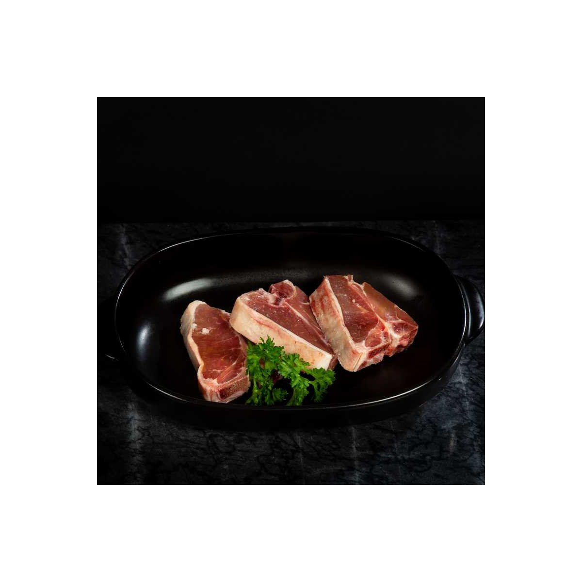 Lamskotelet voor op de barbecue van Marktslager van Bussel