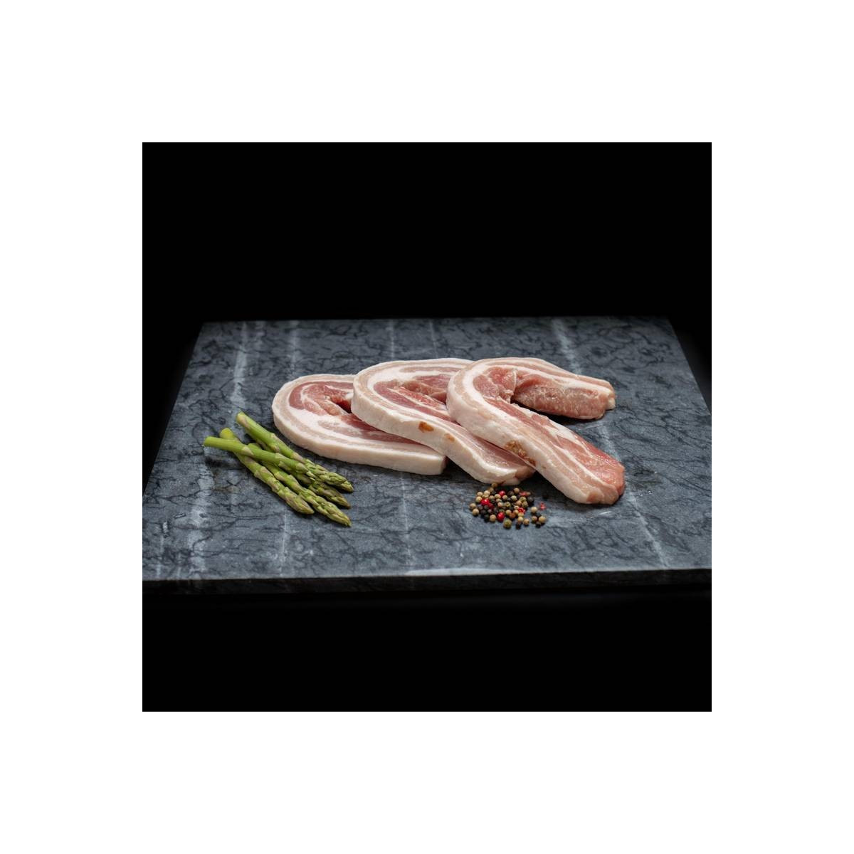 Speklapjes van marktslager van Bussel