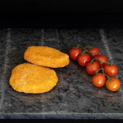 Saté gehakt schnitzel, heerlijk van marktslager van Bussel