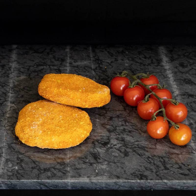 Saté gehakt schnitzel, heerlijk van marktslager van Bussel