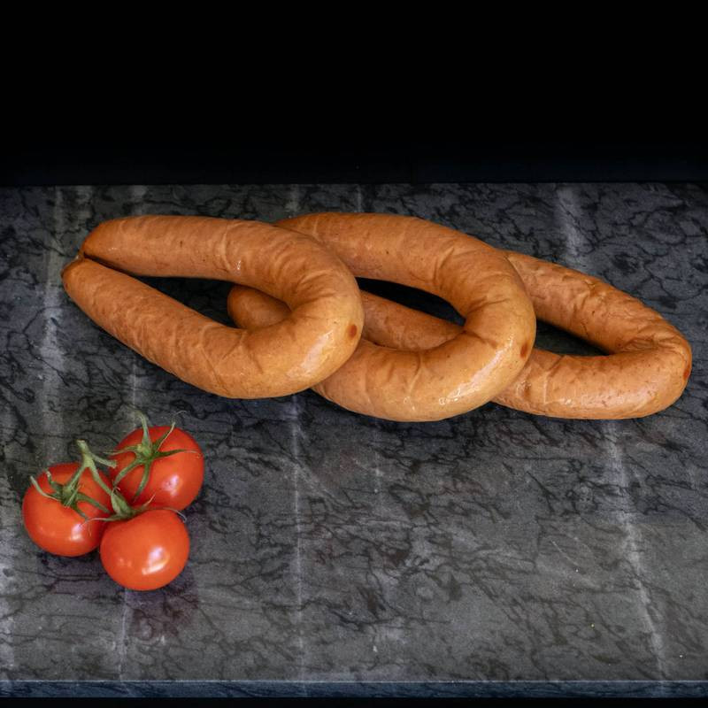 Rookworst, heerlijk van marktslager van Bussel