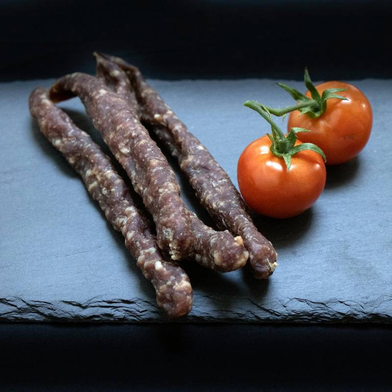 Droge worst (3 stuks), recht met kruidnagel van marktslager van Bussel