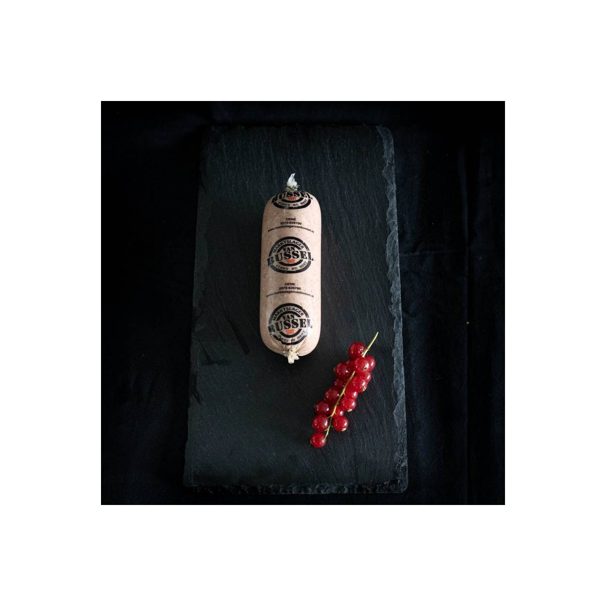 Boerenleverworst klein van marktslager van Bussel